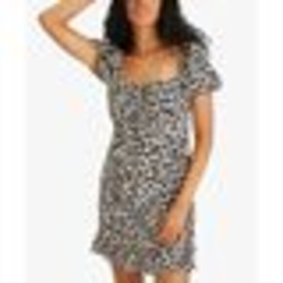Sanctuary Fresh Breeze Leopard Print Dress In Classy Cat 4 - Picture 3 of 3